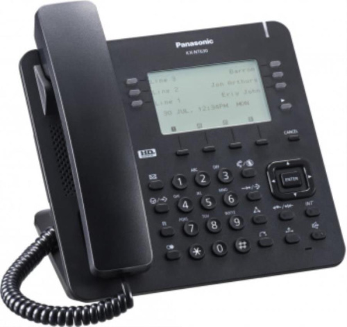 изображение Телефон IP Panasonic KX-NT630RU-B черный магазин Компании Интерком-НН фото 2 картинка Телефон IP Panasonic KX-NT630RU-B черный от магазина Интерком-НН фото 2