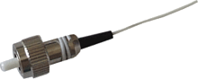 картинка Шнур оптический монтажный (пигтейл, pigtail) FC одномодовый (singlemode, sm) 9/125 1метр от магазина Интерком-НН