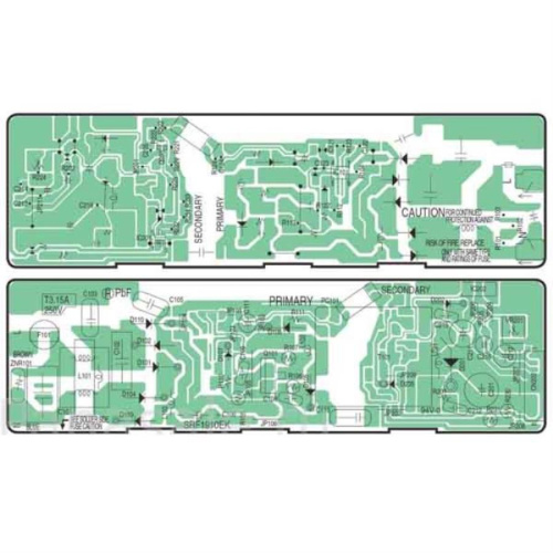 картинка Panasonic N0AC2GJ00006 Плата питания в сборе для аппаратов Panasonic KX-FP207,218, KX-FT982, 984, 98 от магазина Интерком-НН
