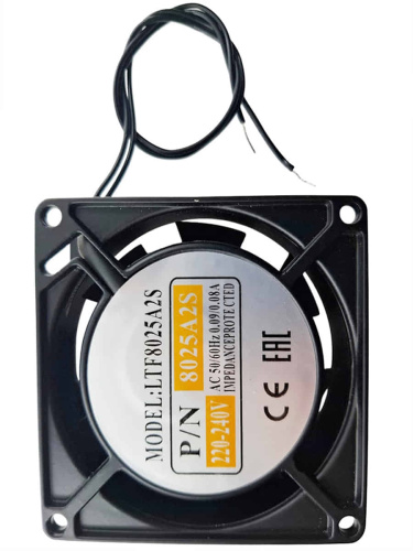 картинка Вентилятор LTF8025A2S 80х80х25мм 220-240V, 50/60Hz, 0.09/0.08А для холодильника  от магазина Интерком-НН