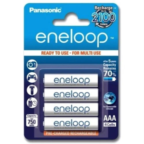 изображение 4 аккумулятора 750mAh AAA BL4 Panasonic eneloop BK-4MCCE/4BE магазин Компании Интерком-НН картинка Panasonic eneloop BK-4MCCE/4BE Аккумулятор 750mAh AAA BL4 от магазина Интерком-НН