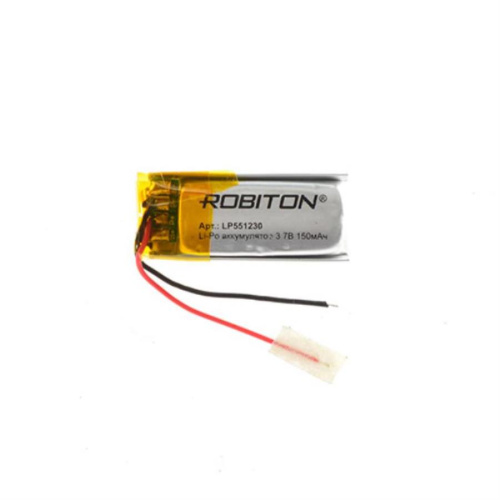 изображение Robiton LP551230 Аккумулятор Li-Po 3.7 В, 150mAh магазин Компании Интерком-НН картинка Robiton LP551230 Аккумулятор Li-Po 3.7 В, 150mAh от магазина Интерком-НН