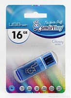 картинка Память USB 16Gb Smart Buy Glossy синий от магазина Интерком-НН