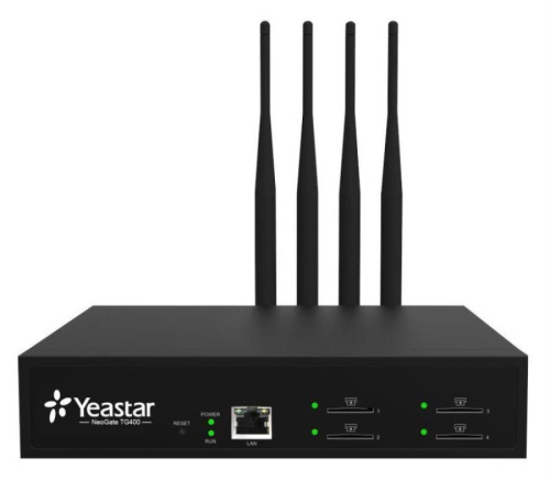 изображение Шлюз IP Yeastar TG400 черный магазин Компании Интерком-НН картинка Шлюз IP Yeastar TG400 черный от магазина Интерком-НН