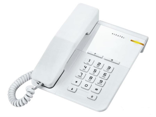 изображение T22 Alcatel (White) Телефон проводной, цвет белый магазин Компании Интерком-НН картинка T22 Alcatel (White) Телефон проводной, цвет белый от магазина Интерком-НН