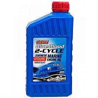 картинка CAM2 80565-32401 Масло моторное Blue Blood Marine 2-Cycle TC-W3 OIL 946мл от магазина Интерком-НН