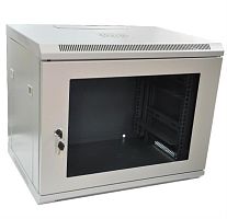 картинка Шкаф настенный 9U серия WM (570х450х500), разборный, серый Netko от магазина Интерком-НН