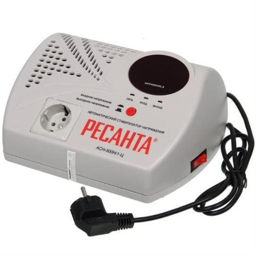 изображение Ресанта АСН-500 Н/1-Ц (63/6/9) табилизатор напряжения однофазный серый магазин Компании Интерком-НН фото 2 картинка Ресанта АСН-500 Н/1-Ц (63/6/9) табилизатор напряжения однофазный серый от магазина Интерком-НН фото 2