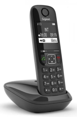 картинка Телефон IP Gigaset AS690IP RUS черный (S30852-H2813-S301) от магазина Интерком-НН