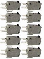 картинка Микропереключатель 10шт Dongnan KW3A-16Z0-A200, 3-х контактный KW3A 16(4)A 250V от магазина Интерком-НН