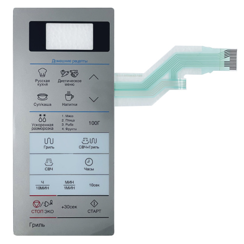 картинка Samsung DE34-00438C сенсорная панель управления для микроволновой печи (СВЧ) GE83KRS-1 от магазина Интерком-НН фото 2