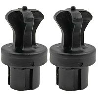 картинка Хвостовик 2шт. для ножа измельчителя тип 2, (увеличенный ободок) черный. блендера Redmond, Polaris от магазина Интерком-НН