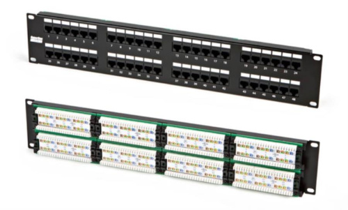 картинка NM-EAP-48CD 19" патч-панель NikoMax RJ45 Cat.5e, 110, 48 портов  от магазина Интерком-НН