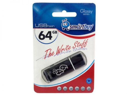 картинка Память USB 4Gb Smart Buy Glossy синий от магазина Интерком-НН фото 2