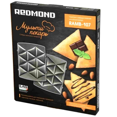 изображение Redmond RAMB-107 панель "треугольник" 2шт (форма для сырников и печенья) для мультипекаря 7 серии магазин Компании Интерком-НН картинка Redmond RAMB-107 панель "треугольник" 2шт (форма для сырников и печенья) для мультипекаря 7 серии от магазина Интерком-НН