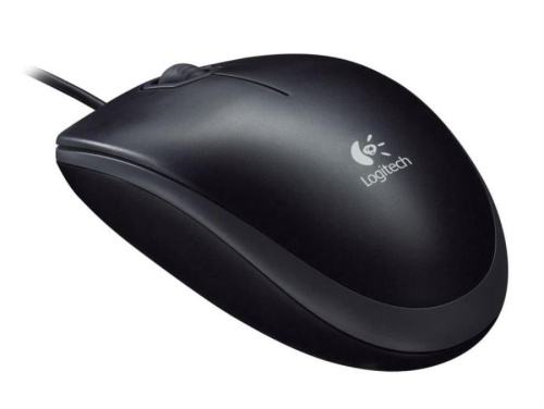 картинка Мышь Logitech B110 оптическая USB Black (AM-U0004) от магазина Интерком-НН