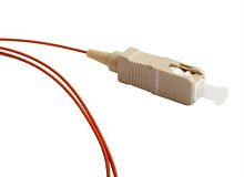 картинка Шнур оптический монтажный (пигтейл, pigtail) SC многомодовый (multimode, mm) 50/125 1метр от магазина Интерком-НН