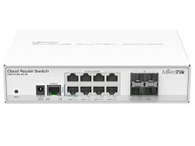 картинка CRS112-8G-4S-IN Mikrotik, Управляемый коммутатор Mikrotik Routerboard  8xGLAN + 4xSFP от магазина Интерком-НН
