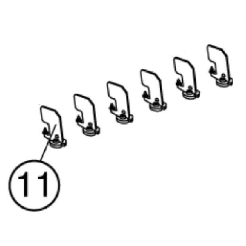 картинка Panasonic CWE241157 вертикальная лопасть корпуса внутреннего блока кондиционера CS-A12HKD, CS-A7HKD от магазина Интерком-НН фото 2