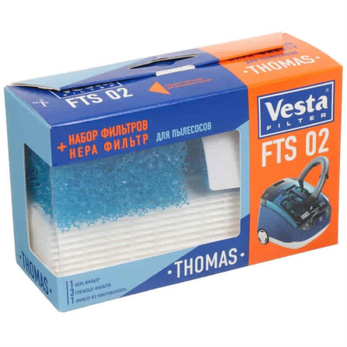 картинка Vesta filter FTS02 комплект фильтров для пылесоса Thomas от магазина Интерком-НН