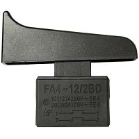 картинка Выключатель FA4-12/2BD (178) гусь длинный с толстым фиксатором 12A, 250V для электроинструмента  от магазина Интерком-НН