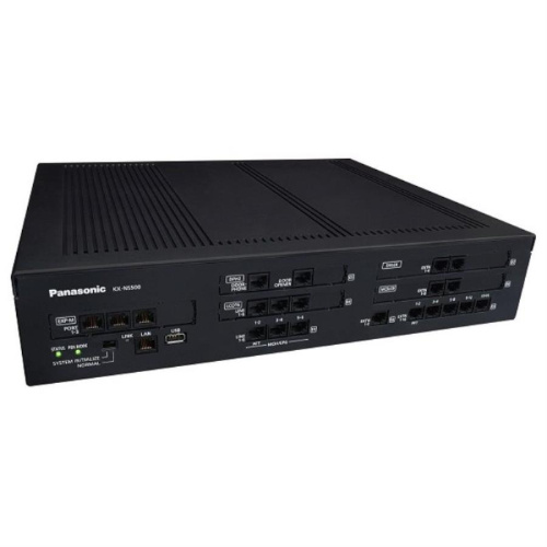 изображение Цифровая IP-АТС Panasonic KX-NS500RU базовый блок магазин Компании Интерком-НН картинка Panasonic KX-NS500RU - цифровая IP-АТС от магазина Интерком-НН
