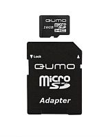 картинка Память Micro SD 16Gb Qumo class10 (SD adapter) от магазина Интерком-НН
