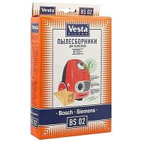 картинка Vesta filter BS02 комплект мешков-пылесборников бумажных (5шт+1 фильтр) для пылесоса Bosch, Siemens от магазина Интерком-НН
