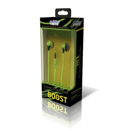 изображение Внутриканальные наушники, зеленые Smartbuy Boost SBE-950 магазин Компании Интерком-НН фото 2 картинка Smartbuy SBE-950 Внутриканальные наушники Boost зеленые от магазина Интерком-НН фото 2