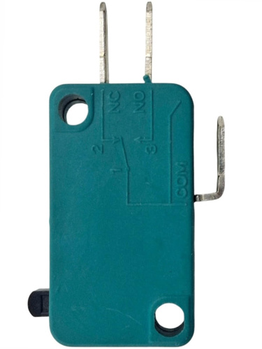 картинка Микропереключатель 3-х контактный KW3 (зеленый) 250V 16(5)A для микроволновой печи (СВЧ) от магазина Интерком-НН фото 2