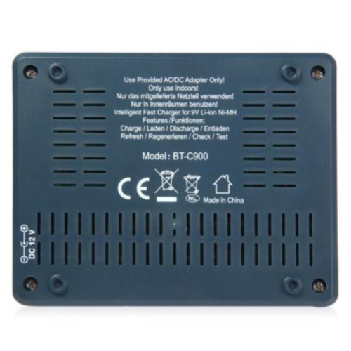 картинка Opus BT-C900 Универсальное зарядное устройство на 4 аккумулятора Ni-MH/Ni-Cd тип "Крона" от магазина Интерком-НН фото 2