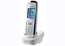 картинка Panasonic KX-TGA840RUW  - Дополнительная трубка DECT (радиотелефон) , цвет: белый  от магазина Интерком-НН