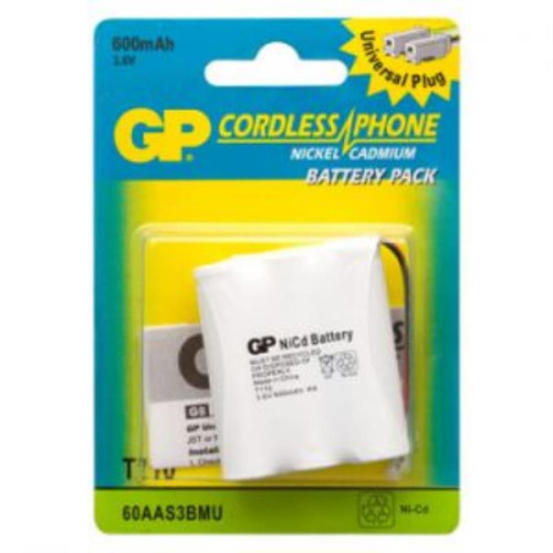 изображение Аккумулятор GP-T110 (аналог KX-А36, HHR-P501) никель-кадмиевый, 60ААS3BMU, 600mAh, 3.6 V магазин Компании Интерком-НН картинка Аккумулятор GP-T110 (аналог KX-A36, HHR-P501) никель-кадмиевый, 60ААS3BMU, 600mAh, 3.6 V от магазина Интерком-НН