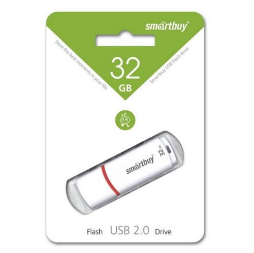 изображение Память USB 32Gb Smart Buy Crown белый 2.0 (SB32GBCRW-W) магазин Компании Интерком-НН картинка Память USB 32Gb Smart Buy Crown белый 2.0 (SB32GBCRW-W) от магазина Интерком-НН