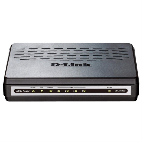 изображение Маршрутизатор D-Link DSL-2540U/BA/T1D ADSL/ADSL2/ADSL 2+ (Annex A) cо встроенным 4-х портовым коммутатором магазин Компании Интерком-НН картинка DSL-2540U/BA/T1D D-Link Маршрутизатор ADSL/ADSL2/ADSL 2+ (Annex A) c 4-х портовым коммутатором от магазина Интерком-НН