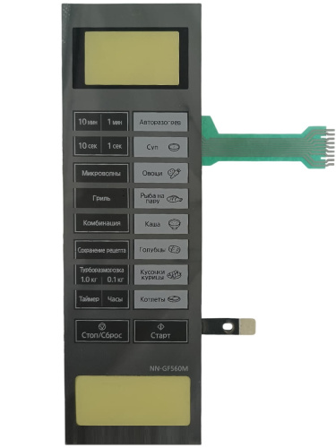 картинка Panasonic F630Y9L30KZP Сенсорная панель для СВЧ (микроволновой печи) NN-GF560M от магазина Интерком-НН