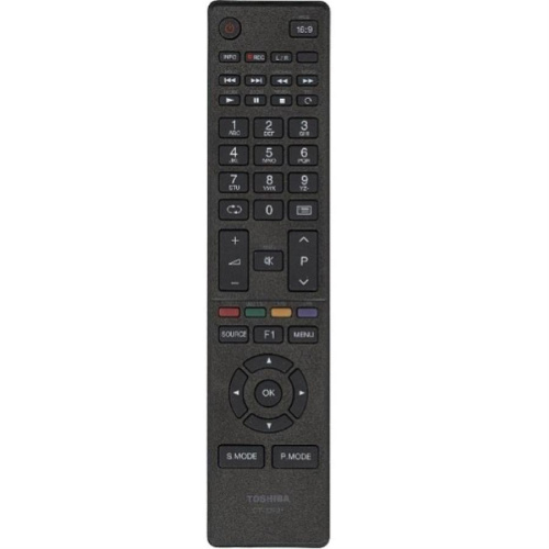 картинка Huayu CT-32F2 (20866) пульт дистанционного управления (ПДУ) для телевизора Toshiba от магазина Интерком-НН