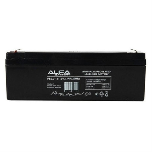 изображение Аккумуляторная батарея ALFA FB 2,3-12 (12В, 2,3А/ч) магазин Компании Интерком-НН картинка ALFA FB 2,3-12 Аккумуляторная батарея (12В, 2,3А/ч) от магазина Интерком-НН