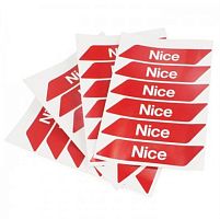 картинка NICE NK1 — наклейки светоотражающие для шлагбаумов от магазина Интерком-НН