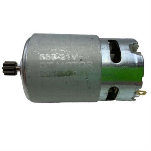 изображение Двигатель КХ-0011578 (550-21V) для шуруповерта 21V, шестерня 9 зубьев магазин Компании Интерком-НН картинка Двигатель КХ-0011578 (550-21V) для шуруповерта 21V, шестерня 9 зубьев от магазина Интерком-НН