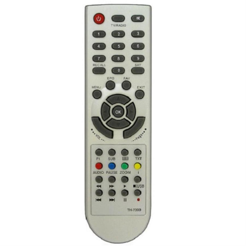картинка Huayu TH-7300 (20770) Пульт дистанционного управления (ПДУ) для спутникового ресивера  Sat integral от магазина Интерком-НН