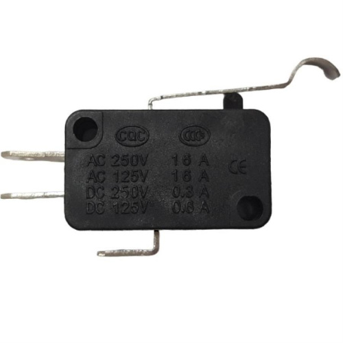 картинка Микропереключатель 3-х контактный V-154-1C25 250V 16A с рычагом 27мм для микроволновой печи (СВЧ) от магазина Интерком-НН фото 2