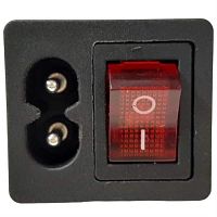 картинка Сетевой разъем с выключателем 314(19), 4 контакта для электроинструмента  от магазина Интерком-НН