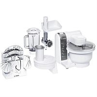 картинка Bosch MUM 4855 Кухонная машина (блендер, мясорубка, нарезка, взбивание) 600Вт, чаша 3,9л, 12250 об/м от магазина Интерком-НН