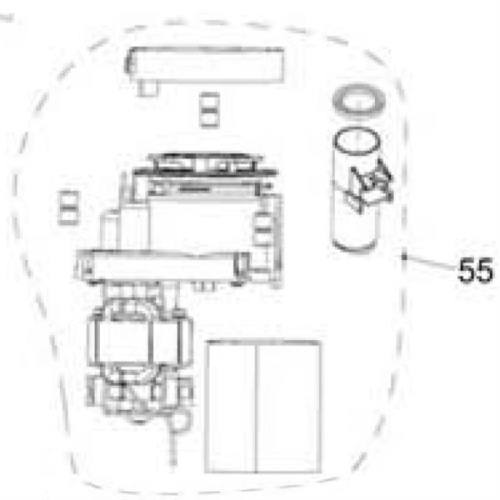 картинка Panasonic ACM52E15500U узел измельчителя в сборе для кофемашины NC-ZA1 от магазина Интерком-НН фото 2