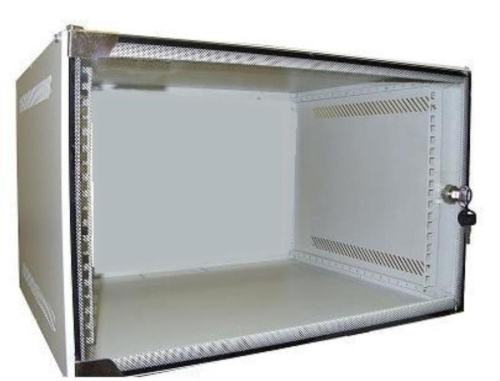 изображение Шкаф настенный 19",6U, 530*450*329 (Ш*Г*В) несобранный магазин Компании Интерком-НН картинка Шкаф настенный 19", 6U, (530*450*329) несобранный от магазина Интерком-НН