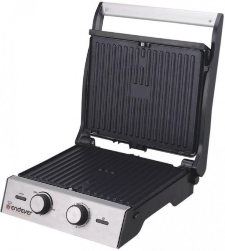 картинка Электрогриль Endever Grillmaster 240 2100Вт черный/серебристый от магазина Интерком-НН фото 4