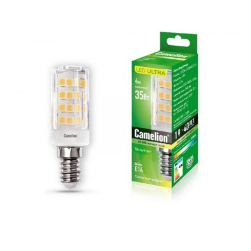 изображение Лампа T26 E14 4W(340lm 330°) 3000K для холодильников и вытяжек Camelion LED4-S105/830/E14 магазин Компании Интерком-НН картинка Camelion Лампа T26 E14 4W(340lm 330°) 3000K для холодильников и вытяжек LED4-S105/830/E14 от магазина Интерком-НН