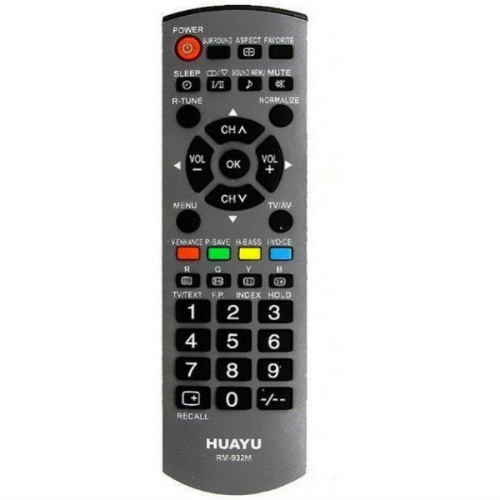 картинка Huayu RM-932M (5162) пульт дистанционного управления универсальный (ПДУ) для техники Panasonic от магазина Интерком-НН
