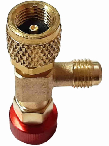 картинка Вентиль сервисный HC-1221 с резьбой 1/4"M- 5/16"F SAE для заправки кондиционеров от магазина Интерком-НН фото 2